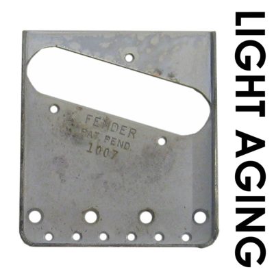 Relic Telecaster serial number bridge plate light