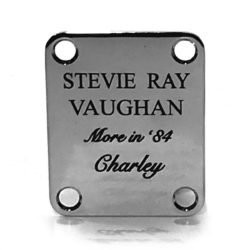 Stevie Ray Vaughan Charley Stratocaster neckplate